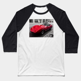 Red Car, Manhattan, New York City Baseball T-Shirt